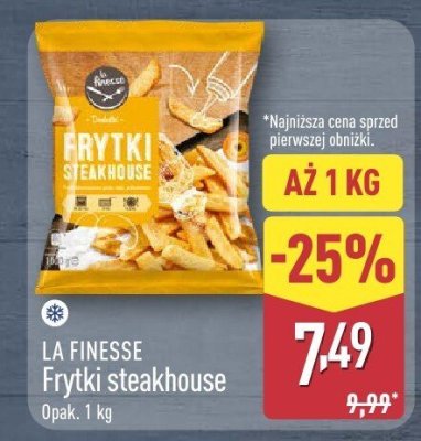 Frytki steakhouse 1 kg promocja w Aldi