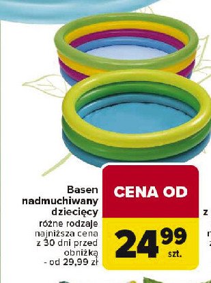 Basen dziecięcy promocja w Carrefour