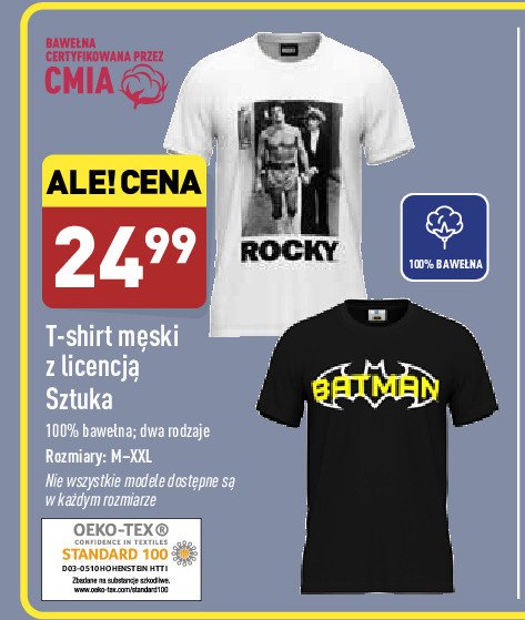 T-shirt męski rocky m-xxl promocja