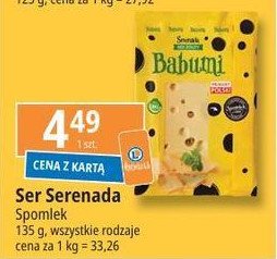 Ser żółty Serenada babuni promocja