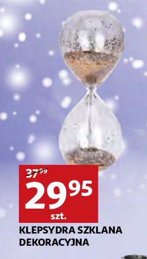 Klepsydra szklana promocja