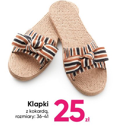 Klapki damskie 36-41 z kokardk膮 promocja