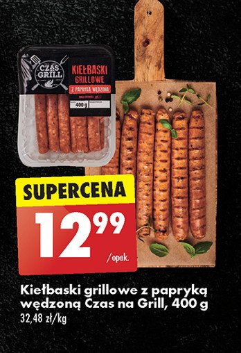 Kiełbaski grillowe z papryka wędzoną Czas na grill promocja