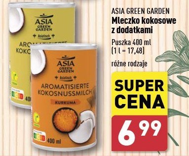 Mleko kokosowe z kurkumą Asia green garden promocja