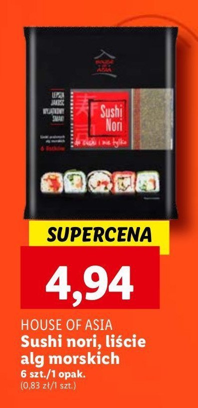 Li艣cie alg morskich House of asia promocja