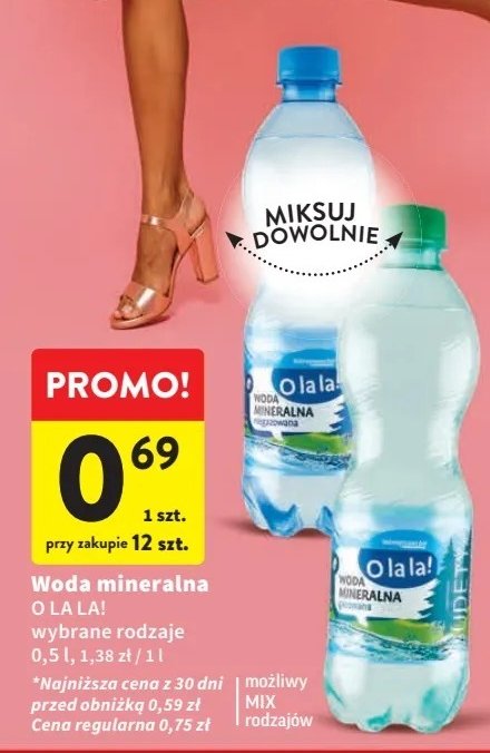 Woda źródlana O la la! promocja