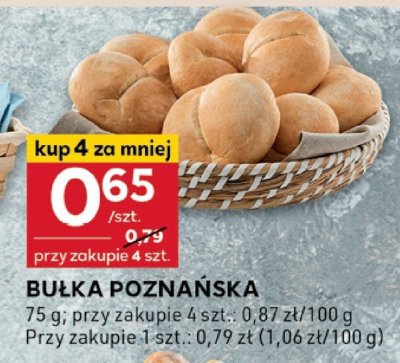 Bułka poznańska promocja w Stokrotka
