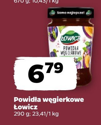 Powidła węgierkowe Łowicz promocja w Netto