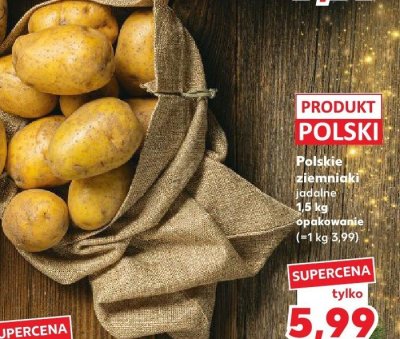 Ziemniaki jadalne polskie 1,5 kg promocja w Kaufland