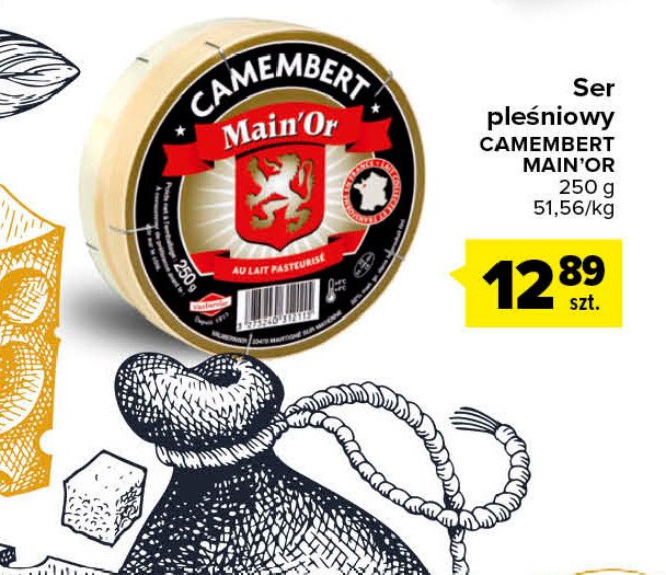 Ser camembert Main'or promocja
