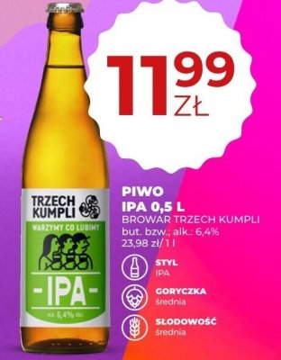 Piwo promocja w Duży Ben