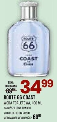 Woda toaletowa Route 66 Coast, 100 ml promocja w Drogerie Natura