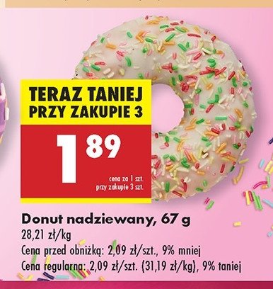 Donut nadziewany promocja