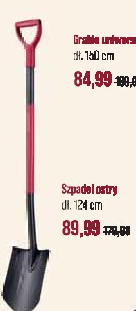 Szpadel ostry 124 cm Gerlach promocja w Stokrotka