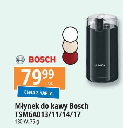 Młynek do kawy tsm6a013b Bosch promocja