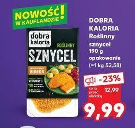 Sznycel roślinny Dobra kaloria promocja w Kaufland