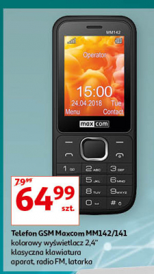 Telefon kom贸rkowy mm1411 Maxcom promocja