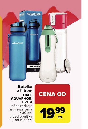 Butelka filtrująca Aquaphor promocja w Carrefour