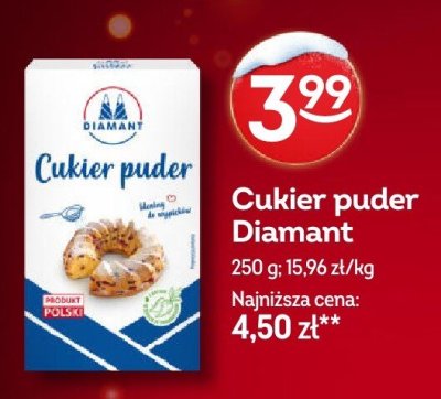 Cukier puder Diamant promocja w Żabka