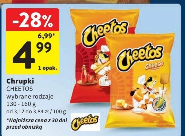 Chrupki cheese Cheetos Frito lay cheetos promocja