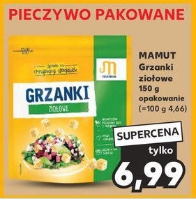 Grzanki ziołowe Mamut promocja