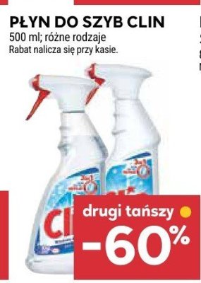 Płyn do szyb Clin promocja w Stokrotka