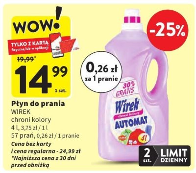 Płyn do prania promocja w Intermarche