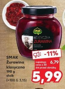 Żurawina klasyczna Smak promocja