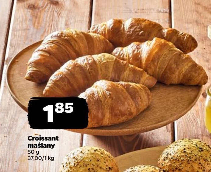 Croissant maślany promocja w Netto