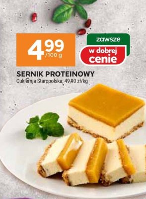 Sernik proteinowy  promocja w Stokrotka
