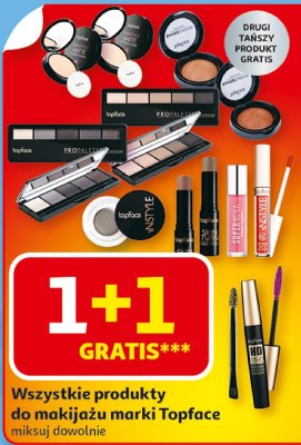 Wszystkie produkty do makijażu marki Topface promocja w Auchan