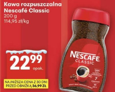 Kawa rozpuszczalna Nescafé Classic promocja w Delikatesy Centrum