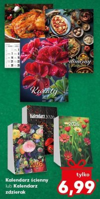 Kalendarz ścienny lub Kalendarz zdzierak promocja w Kaufland