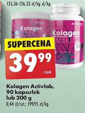 Suplement diety Activlab collagen beauty promocja w Biedronka