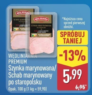 Szynka marynowana po staropolsku  promocja w Aldi