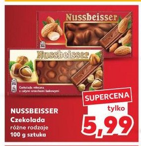 Czekolada mleczna z migdałami Alpen gold nussbeisser promocja