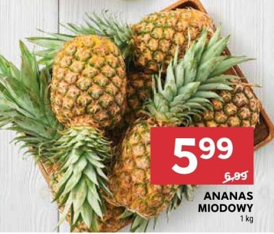 Ananas miodowy 1kg promocja w Stokrotka