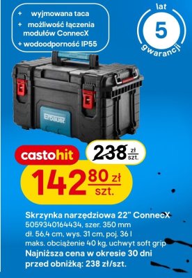Skrzynka narzędziowa 22" ConnecX Erbauer promocja w Castorama