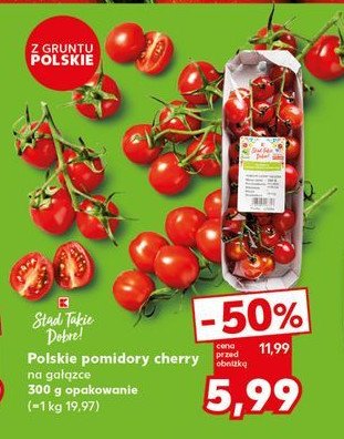 Pomidory cherry polskie K-classic st膮d takie dobre! promocja
