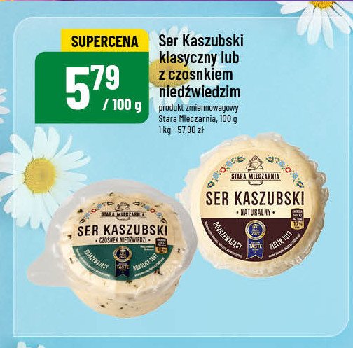 Ser kaszubski naturalny Stara mleczarnia promocja w POLOmarket