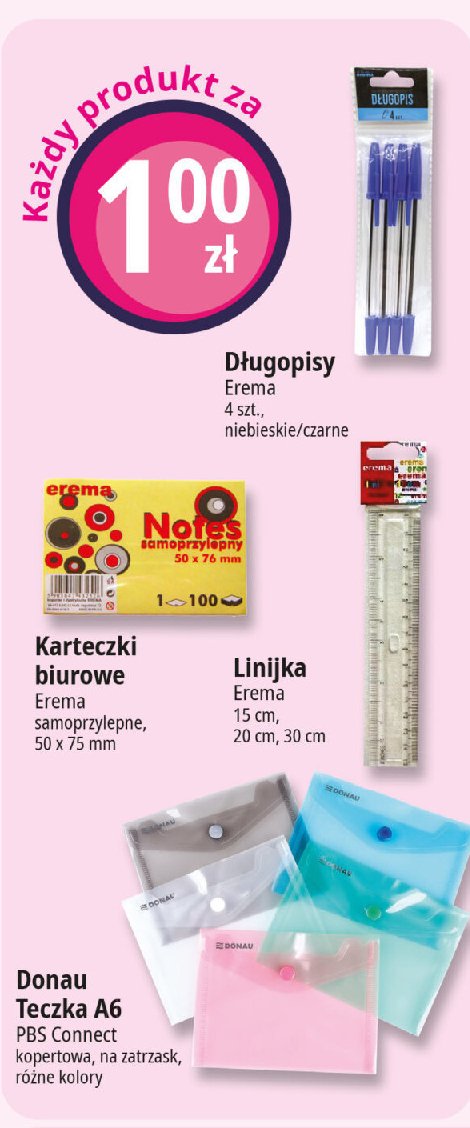 Linijka 20 cm Erema promocja