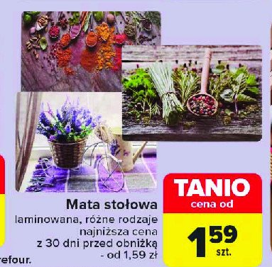 Mata stołowa laminowana promocja