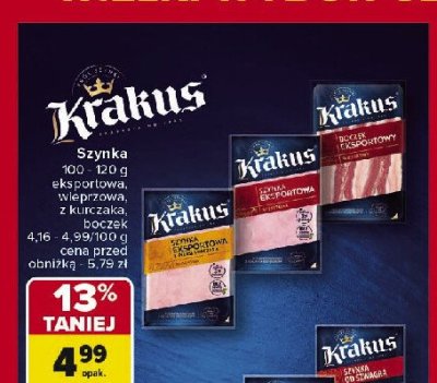 Boczek eksportowy Krakus animex promocja
