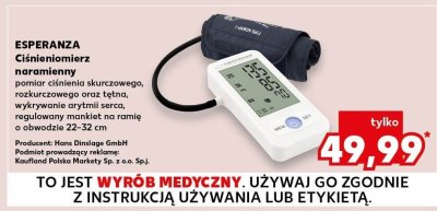 Ciśnieniomierz naramienny promocja w Kaufland