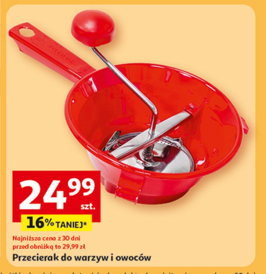 Przecierak do warzyw promocja w Auchan