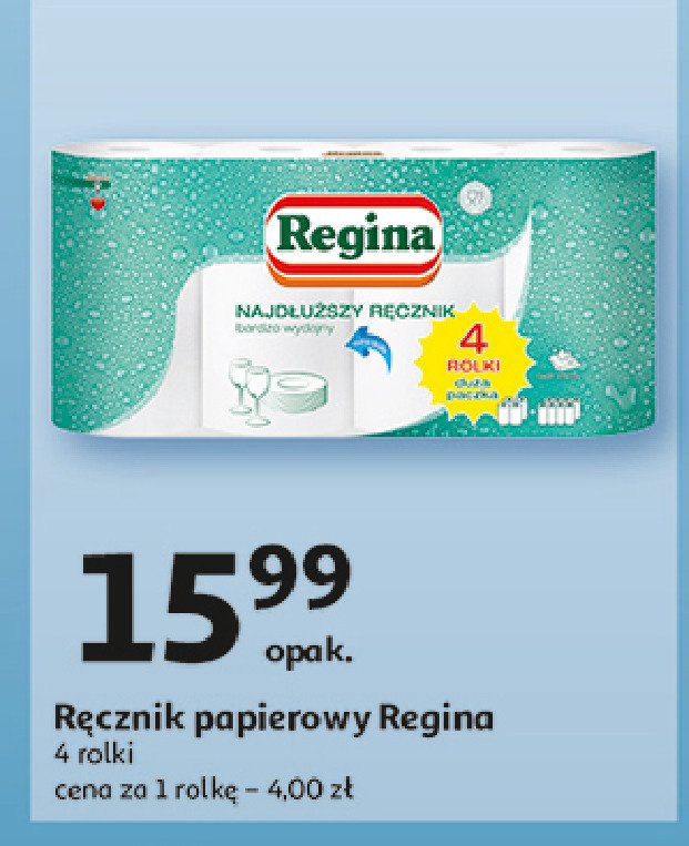 Ręcznik bardzo wydajny Regina najdłuższy ręcznik promocja w Auchan