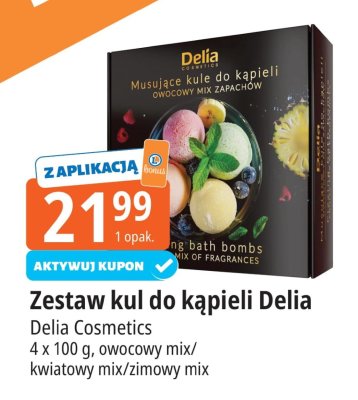 Zestaw kul do kąpieli Delia Cosmetics promocja w Leclerc