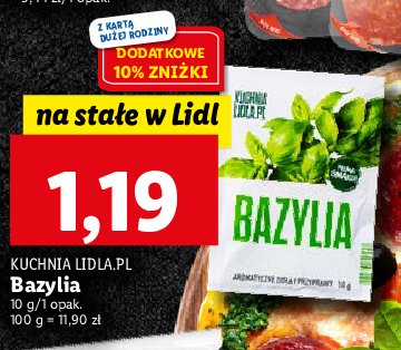 Bazylia Kuchnia lidla.pl promocja