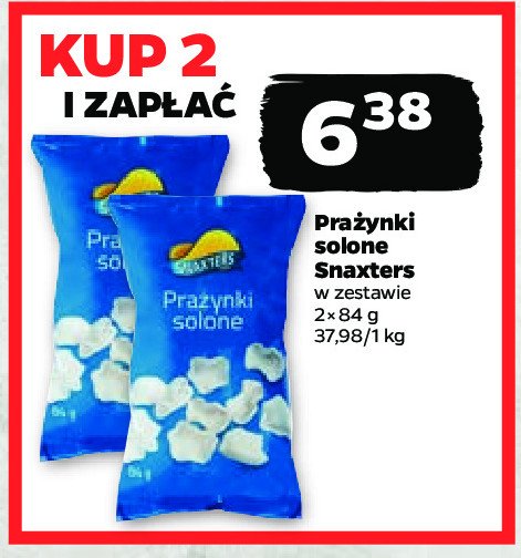 Prazynki solone Snaxters promocja