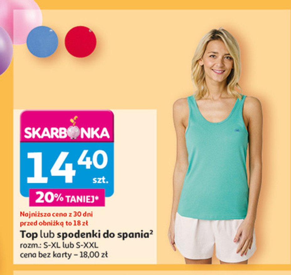 Top do spania promocja w Auchan